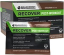 BODi Recover Whey Protein Powder Blend - Post-Workout Chocolate Whey Supplement för Muscle Recovery med 20g Protein, BCAAs, Pomegranate Extract - Snabb återhämtning - 18 Servering Packets