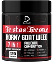 7 i-1 Ultra Test Support med Tribulus Terrestris Horny Goat Weed L-Arginine Maca Root Tongkat Ali Beet Root - Energi Träningsmuskel Styrka 120 kapslar