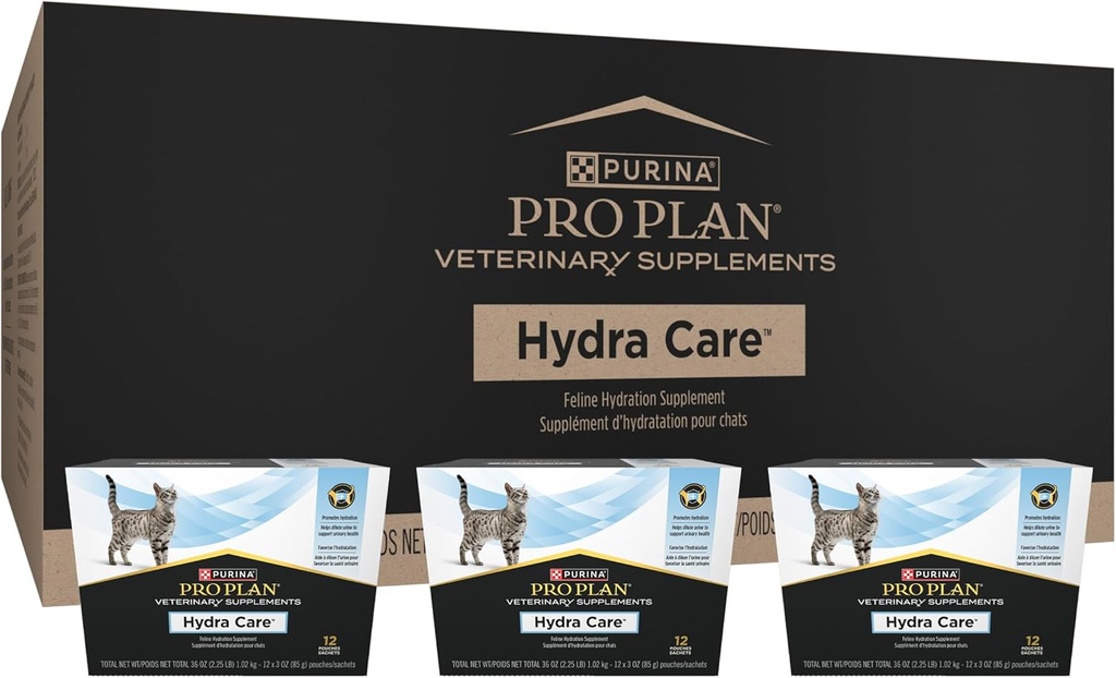 Purina Pro Plan Veterinary Supplements Hydra Care Cat Supplements - (Pack of 36) 3 oz. Påsar