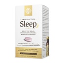 Solgar Triple Action Sleep, 30 Tri-Layer Tablets - Time-Release Melatonin & L-Theanine Plus Herbal Blend - hjälper dig att slappna av, somna snabbt och sova längre - Icke-GMO, Gluten Free - 30 portioner