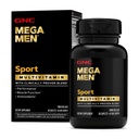 Mega Men Sport Multivitamin Caplets, Athletic Performance Nutrition, Muscle Function, kliniskt bevisad för att känna sig bättre, antioxidanter, B-vitaminer, energiproduktion, Timed Release, 90 ct, 45 svgs