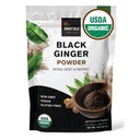 INCAS 100% USDA Organic Thai Black Ginger Powder för män 2.65 Ounce från Thailand Non GMO Verified Herbal Supplement för naturlig energi och uthållighet