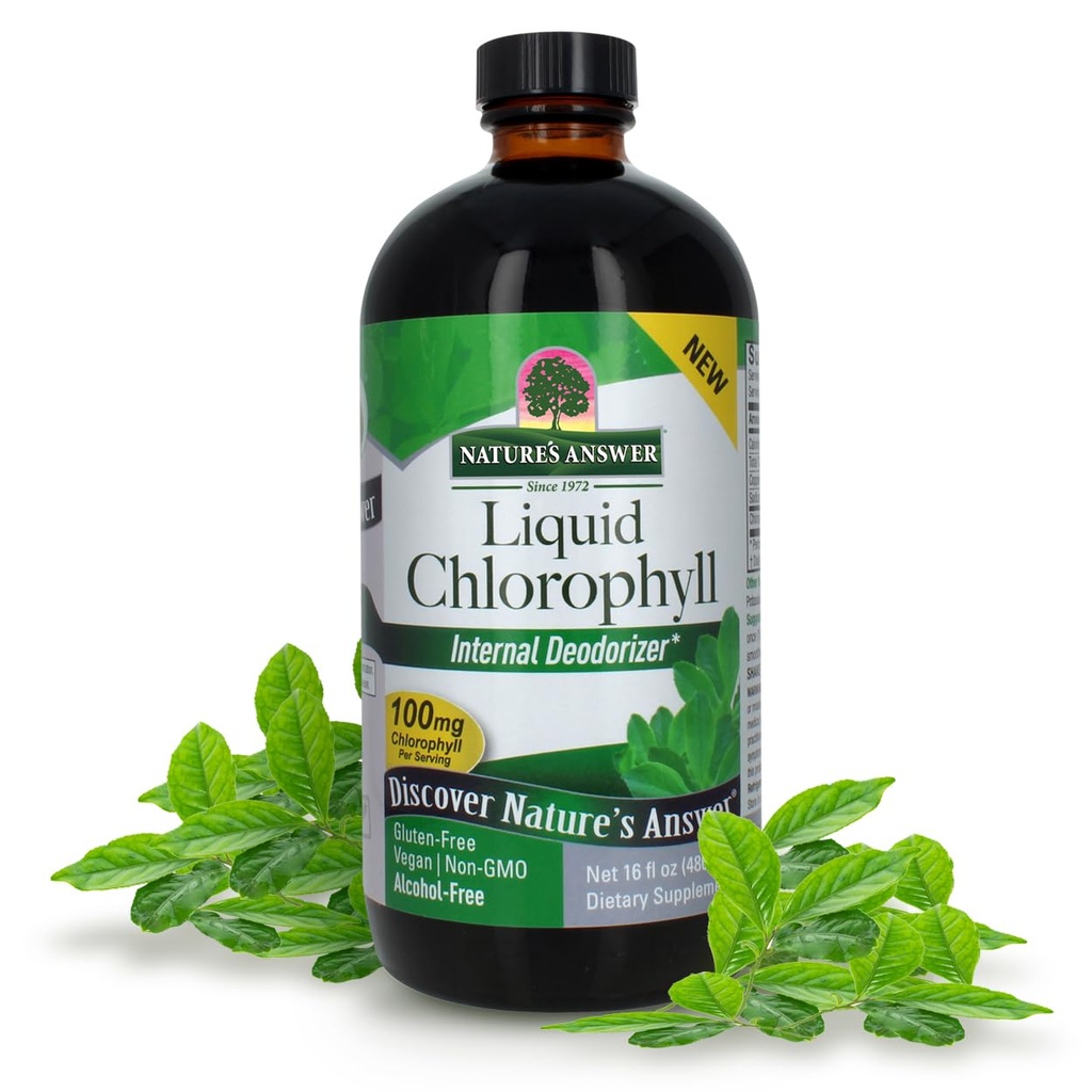 Naturens svar flytande klorofyll, 100 mg, 16 fl oz (480 ml)