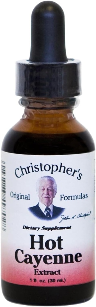 Christophers ursprungliga formler Hot Cayenne Extract, 1 fl oz - Natural Herbal Supplement