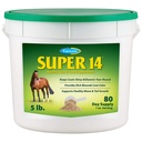 Farnam Super 14 Healthy Skin & Coat Supplement för hästar, håller Coats Shiny & Gleaming Year-Round 5 Pound, 80 Day Supply