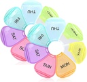 Weekly Pill Organizer 7 Day, Large Daily Pill Cases, Pill Box, Pill Holder, Pill Dispenser, Travel Pill Organizer för vitaminer, fiskoljor, tillägg