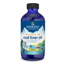 Nordic Naturals Arctic-D Cod Liver Oil, Lemon - 8 oz - 1060 mg Total Omega-3s + 1000 IE Vitamin D3 - EPA & DHA - Hjärta, Hjärna, Ben, Immune & Mood Support - Non-GMO - 48 portioner