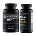 Nugenix Essentials Tribulus Terrestris Extract och Total-T Testosteron Booster för Män