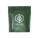 Terra Health Essentials® Super Greens | Organic Superfood Greens Powder | Glutenfri Gut-Friendly Probiotics | 30 portioner