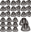 Geiserailie 30 Pcs Hearing Aid Domes 8mm Hearing Aid Open Domes Replacements Medium Open Hearing Aid Tillbehör Kompatibla med GN Resound Hearing Aids Ear Tips