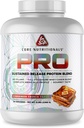 Core Nutritionals Pro Sustained Release Whey Protein Blend | med Digestive Enzymes | 25g Protein, 2g Carbs | No Fillers | 5 Pound (Cinnamon French Toast)