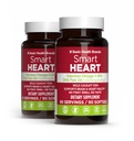 Grundläggande varumärken Smart Heart Odorless Omega-3 Fish Oil 1000mg - Triple Strength EPA & DHA, icke-GMO, Heart & Cognitive Support - 90 Burpless Softgels - 2-Pack