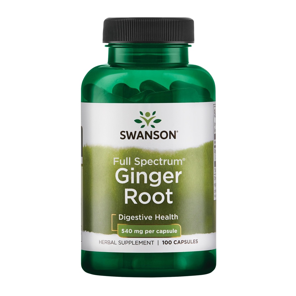 Swanson Premium Brand Ginger Root 540 Milligram 100 kapslar