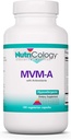 Nutricology MVM-A Supplement - Multivitamin för män och kvinnor, med järn, dagliga vitaminer, för vuxna, hög styrka, biotillgängliga, vegetariska kapslar - 180 greve