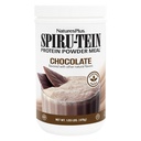 Natures Plus SPIRU-TEIN, Chocolate - 1,05 lb - Plant-Based Protein Shake - Icke-GMO, Vegetarian, Gluten Free - 17 Totala portioner