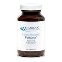 Metabolisk underhåll FemOne - Kvinnors multivitamin med biotillgänglig järn, aktiv folat, B12, antioxidanter, vitamin D + Biotin, stöd för reproduktiv + immunhälsa (90 kapslar)