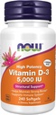 NU Supplements, Vitamin D-3 5,000 IE, High Potency, Structural Support*, 240 Softgels med Worldwide Nutrition Keychain