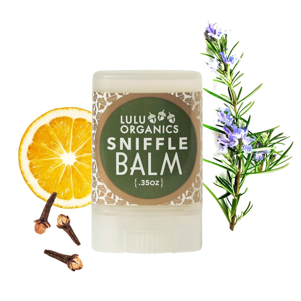Sniffle Balm Stick med motståndsolja, Essential Oils Blend för trängsel, hosta och hudvård, Sniffle Stopper, Chest Rub för trängsel och näsbalm - (Thieves Oil Scent 0.35 Oz)