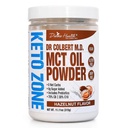 Divine Health Dr Colbert, MD MCT Oil Powder | Hazelnut Flavor rekommenderas i Keto Zone Diet Book | Coffee Creamer | 70% C8 30% C10 | 0 Net Carbs | 30 Dag Supply | 330 G
