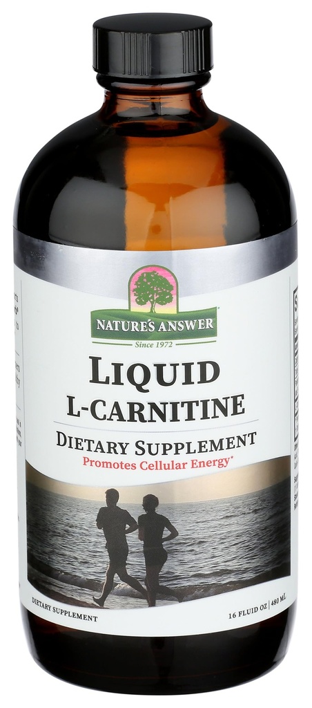 Naturens svar Liquid L-Carnitine Raspberry smak 1200 mg 16-Fluid Ounces Cellular Energy Dietary Supplement