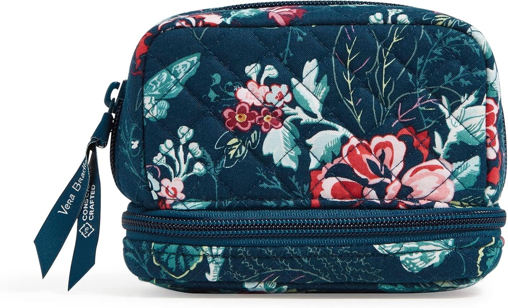 Kvinnors bomull Deluxe Pill Organizer Travel Accessory