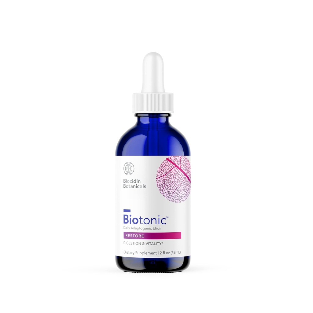 Bio-Botanical Research Biotonic Adaptogenic Tonic - Liquid Tincture Drops Adaptogen Supplement för att hjälpa till att återställa energi och hjälpa till att minska ockasionell trötthet - Herbal Elixir för immunstöd (2 oz)