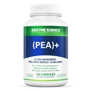 Enzym Science Pea + gurkmeja Curcumin Supplement för fysiologisk support hjälper till att stödja nervösa, immuna och muskelsystem - 120 kapslar