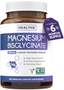High Absorption Magnesium Bisglycinate Capsules - Kliniskt Validated Buffered och Chelated Magnesium Supplement - 1 Daily Vegan Capsule med Lab Verified Gentle 200mg Servering (6 Månadsförsörjning)