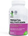 Prenatal Multivitaminer - 90 kapslar - Vitaminer och mineraler för att stödja mamma och barnet - Kalcium, järn, vitamin C, jod och mer - Vegan, Halal - Gluten, vete, mejerifri