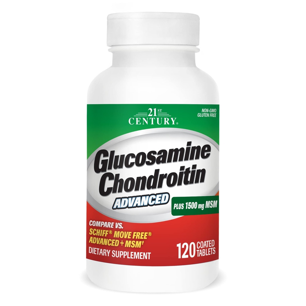 21st Century Healthcare Glucosamine Chondroitin Avancerade 120 flikar (27291)