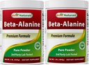 Bästa natur Beta Alanine Pure Powder 1 pund (1 LB (Pack of 2)