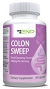ENP Colon Sweep | 15 Day Colon Cleanse med Psyllium Husk, Cascara Sagrada och Bentonite, 60ct