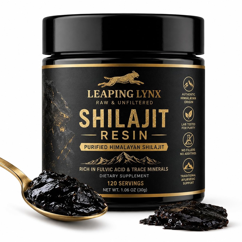 Himalayan Shilajit Resin [1 000 mg] Pure Shilajit Organic Natural ||Gold Grade|| Alpine Harvested, Sun-Dried, & Lab Purified for Men & Women, Max Potency >75% Fulvic Acid & 85+ Trace Minerals