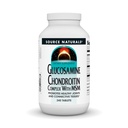 Källa Naturals Glukosamin Chondroitin Complex med MSM, främjar hälsosamma gemensamma och bindande frågor * - 240 tabletter