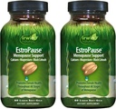 Irwin Naturals EstroPause Menopause & Women's Health Support - 80 flytande mjuk-Gels - Gentle Hormonal Balance Formel - 2 Pack