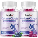 Calcium Citrate Gummies, Chewable Calcium Citrate 1000mg för Ben, Muscle & Immune Support, Ultimate Absorption Calcium Supplements for Women & Men, Blueberry, 120 Chews