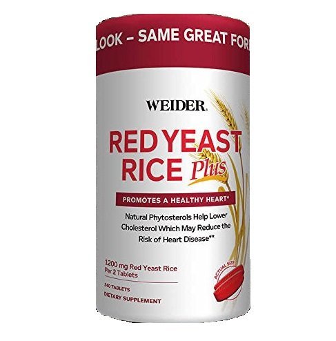 Viider Red Yeast Rice Plus med fytosteroler 1200 mg per 2 tabletter - 240 tabletter