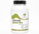 Ultimate Greens Max - Kelp Bladderwrack Dulse Clubmoss Irish Moss Gentian - 90 kapslar - Inga tillsatser - Naturtillskott