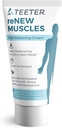 TEETER Renew - Muscle & Joint Pain Cream med Emu Oil, MSM, Arnica, Boswellia Serrata Glucosamine (2.5 oz)