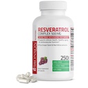 Bronson Resveratrol 500 Complex Standardized Trans-Resveratrol + Grape Seed & Red Wine Extract, 250 kapslar