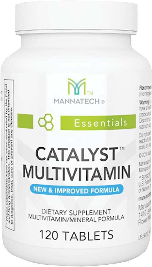 Mannatech Catalyst Multivitamin 120 tabletter, maximera din multivitamin. Ger antioxidanter vitamin A, vitamin C och vitamin E, nu med Ashwagandha för att stödja dig fysiskt och emotionellt