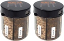 Monster Supplement Medication Pill Dispenser med Compartment Labels - Extra Large Pill Container Bottle Handles Nästan alla tillägg - Lätt att Dispensera (Monster Fit - 2 Pack)