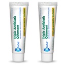 Globe Triple Antibiotic First Aid Ointment, 1 uns (2-Pack) Första hjälpen Antibiotisk salva, 24-timmars infektionsskydd, sårvårdsbehandling för mindre skrapor, brännskador och skär