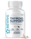 Återuppliva MD Thyroid Support Supplement för män och kvinnor - omfattande blandning av näringsämnen stöder hälsosam sköldkörtelfunktion med väsentlig vitamin, mineraler och örter (90 kapslar, 30 portioner)