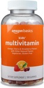 Grundläggande barns multivitamin, 190 gummies, orange, körsbär och jordgubbar (tidigare solimo)