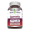 Fantastiska formler Quercetin 500mg 120 Veggie Capsules Supplement - Non-GMO - Gluten Free - Stöder övergripande hälsa och välbefinnande