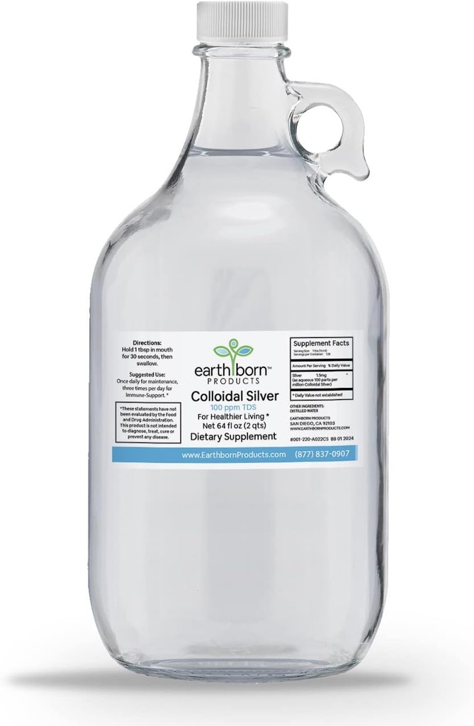 Monatomiskt kolloidalt silver (64OZ).