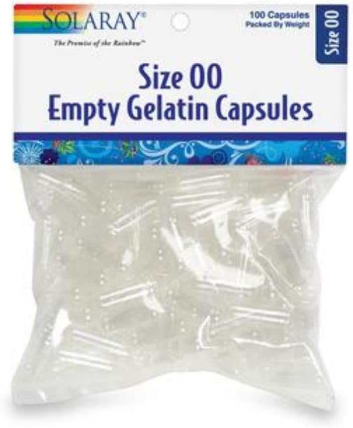 Solaray Empty Capsules Storlek 00 (Bag) | 100ct