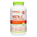 NutriBiotic Meta-C Capsules, 500 mg Spirulina-Bound Vitamin C, 250 greve | Buffered med Calcium, biologiskt aktiva Spirulina Metabolites & Lemon Bioflavonoids | Antioxidant & Collagen Support