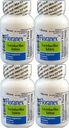 Floranex Probiotic 2 miljoner CFU, Lactobacillus Acidophilus för Colon Digestive Health, Generisk för Lactinex, Shelf Stable No Refrigeration, 50 tabletter per flaska, 4-pack